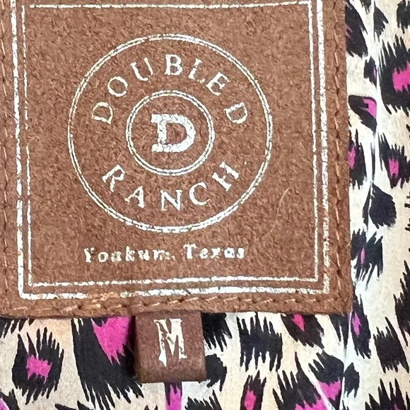 Double D Ranch- Killa Flag Black Studded Leather Jacket - Picture 2 of 8